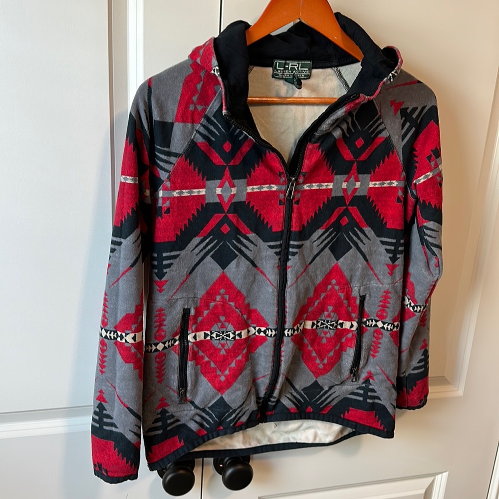 Ralph Lauren Active L-RL size Small Athletic Full Zip Lightweight Jacket